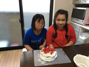 ショートステイ誕生日会